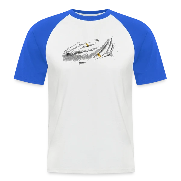 Célébration Mariage Humour sur T-shirt baseball manches courtes Homme