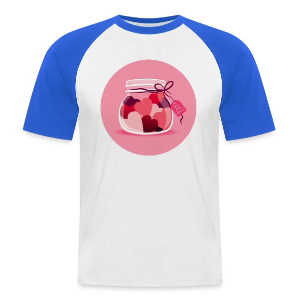 Une Dose d'Amour sur T-shirt baseball manches courtes Homme