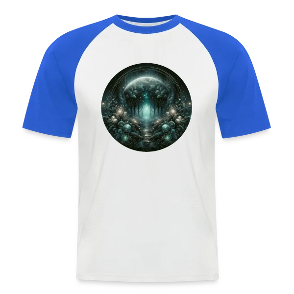 Forêt Mystique Enchantée sur T-shirt baseball manches courtes Homme