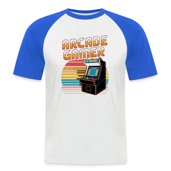 L'Esprit Arcade Gamer sur T-shirt baseball manches courtes Homme