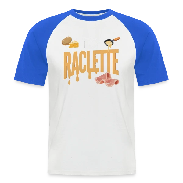 Dix-Sept - Esprit Vintage Rétro sur T-shirt baseball manches courtes Homme