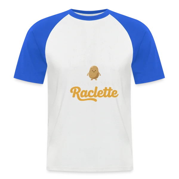 Illustration Géométrique Moderne sur T-shirt baseball manches courtes Homme