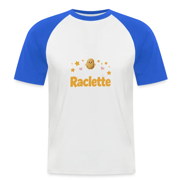 Design Minimaliste Élégant sur T-shirt baseball manches courtes Homme