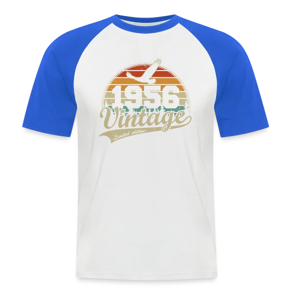 Aigle Vintage 1956 sur T-shirt baseball manches courtes Homme