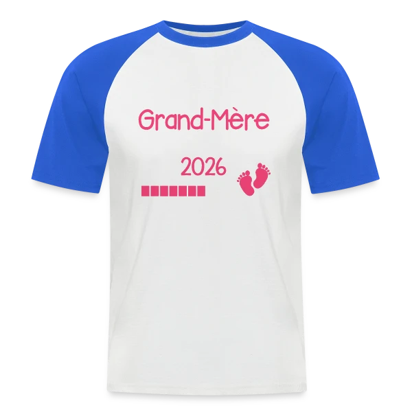 Arrière-Grand-Mère en Or sur T-shirt baseball manches courtes Homme