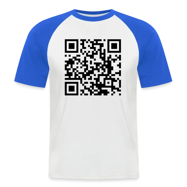 Mystère Merw sur T-shirt baseball manches courtes Homme