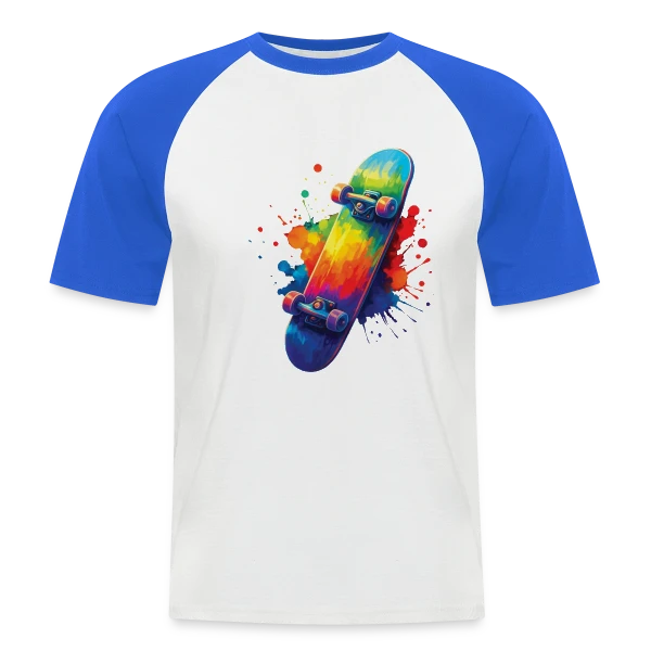 Maître du Skate sur T-shirt baseball manches courtes Homme