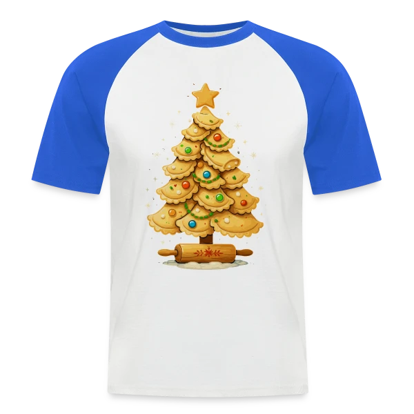 Amour des Pierogis sur T-shirt baseball manches courtes Homme