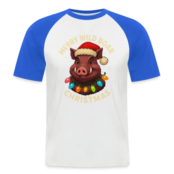 Énigme Graphique sur T-shirt baseball manches courtes Homme