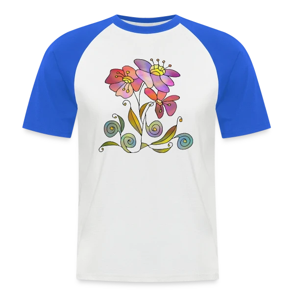 Esprit Libre sur T-shirt baseball manches courtes Homme