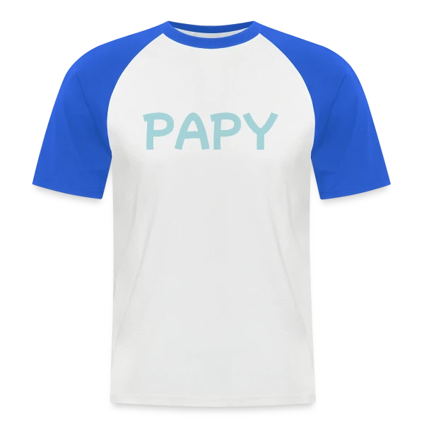 Bientôt Papy d'Amour : Annonce Originale sur T-shirt baseball manches courtes Homme