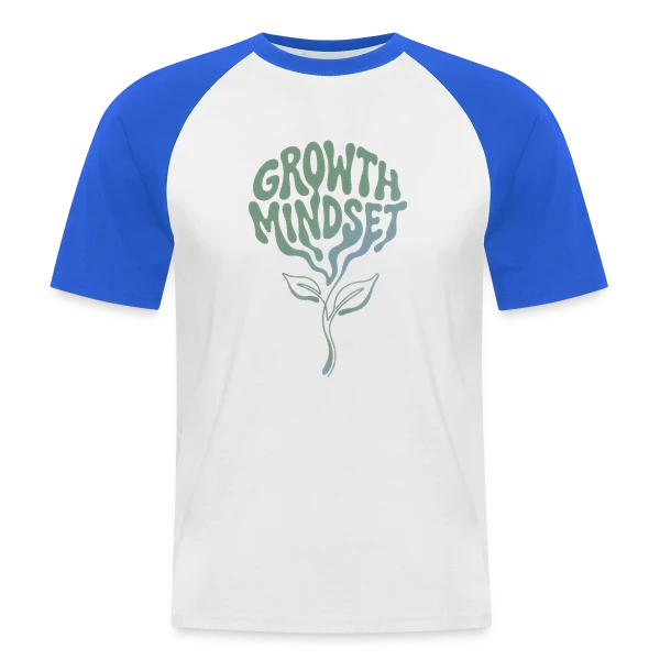 Mentalité de Croissance sur T-shirt baseball manches courtes Homme