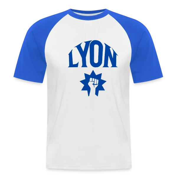 Lyon Force Citoyenne sur T-shirt baseball manches courtes Homme