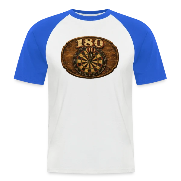 Design Abstrait Dynamique sur T-shirt baseball manches courtes Homme