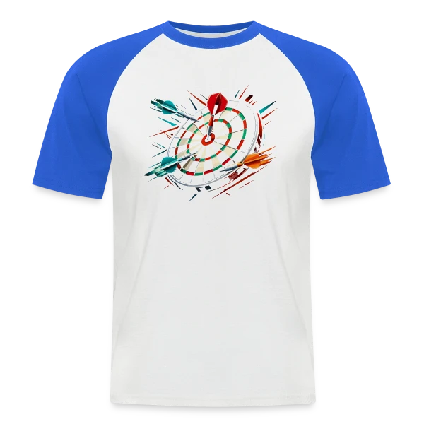 Séquence Aléatoire sur T-shirt baseball manches courtes Homme