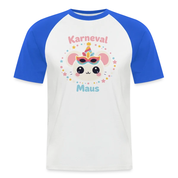 Flux Créatif sur T-shirt baseball manches courtes Homme