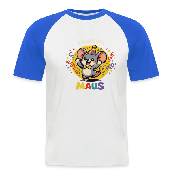 Impulsions Créatives sur T-shirt baseball manches courtes Homme