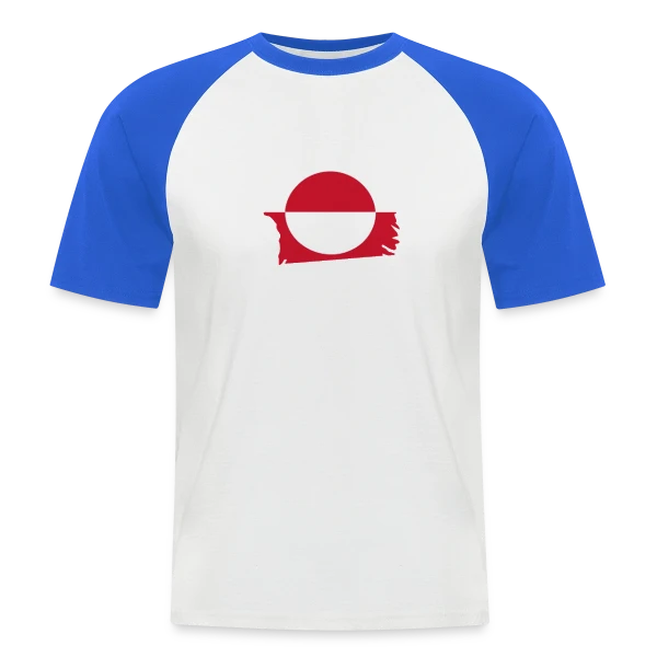 Explosion de Couleurs sur T-shirt baseball manches courtes Homme