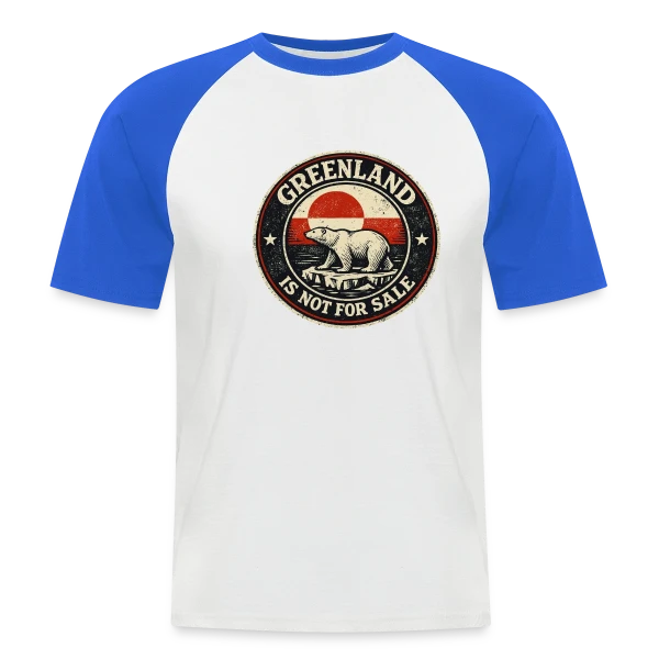 Mystère Abstrait sur T-shirt baseball manches courtes Homme