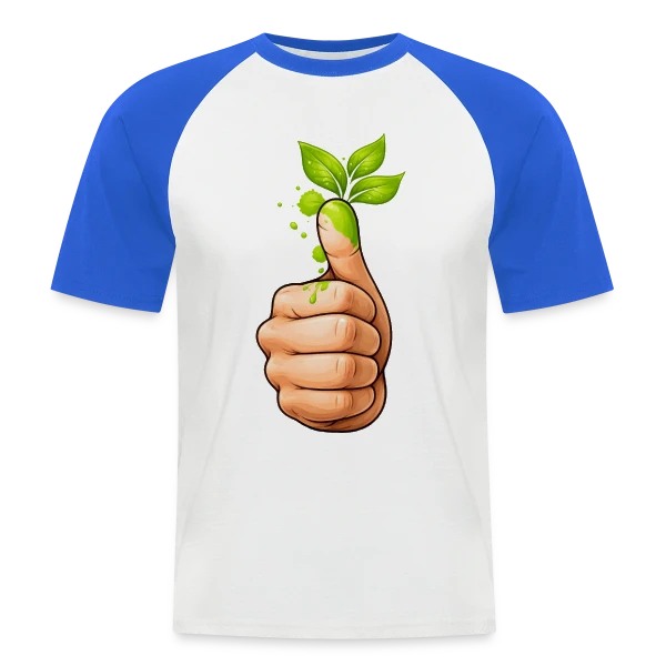Le Pouce Vert sur T-shirt baseball manches courtes Homme
