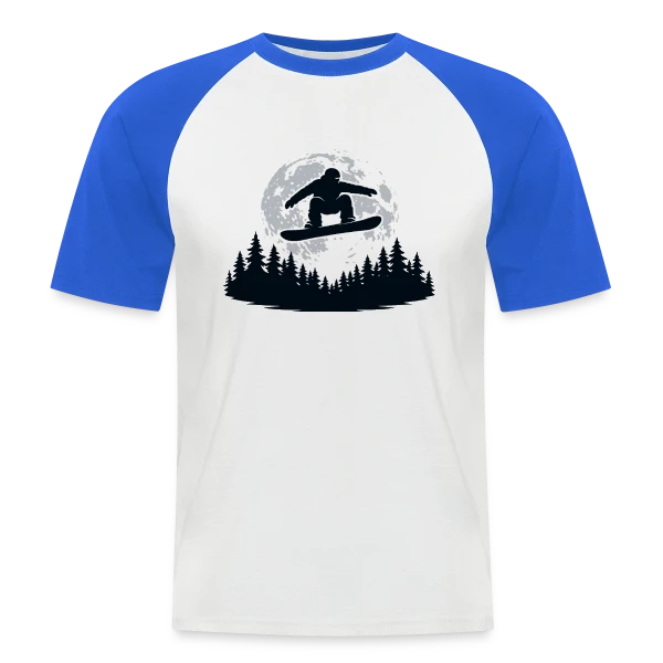 Rythmes Graphiques Uniques sur T-shirt baseball manches courtes Homme