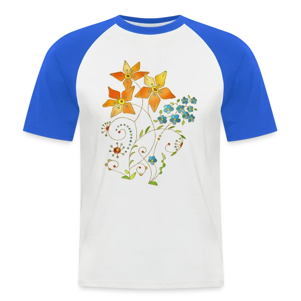 Numéro Mystère 4146 sur T-shirt baseball manches courtes Homme