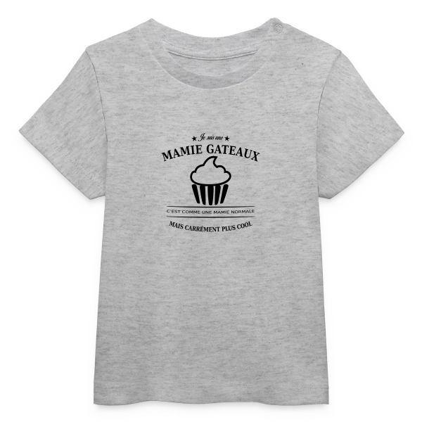 Mamie Gâteaux d'Amour sur T-shirt bébé bio Stanley/Stella
