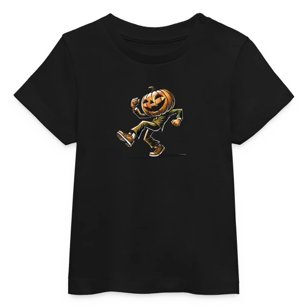 Citrouille Dansante: Humour d'Halloween sur T-shirt bébé bio Stanley/Stella