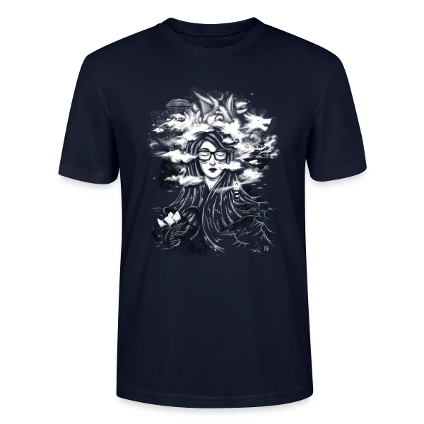 Monde Onirique sur T-shirt bio CRAFTER Stanley Stella Unisexe