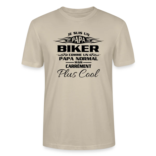Maquette de T-shirt bio CRAFTER Stanley Stella Unisexe « L'Âme du Biker » à personnaliser