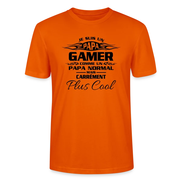 Maquette de T-shirt bio CRAFTER Stanley Stella Unisexe « Gamer Pro Esport » à personnaliser