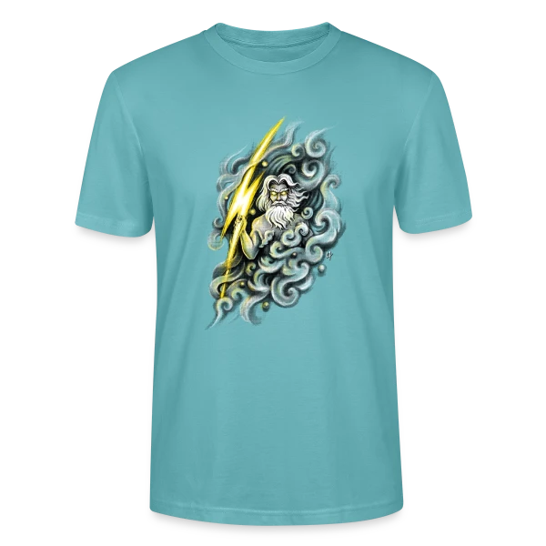 Zeus, Maître du Tonnerre sur T-shirt bio CRAFTER Stanley Stella Unisexe