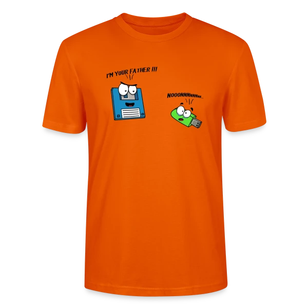 Maquette de T-shirt bio CRAFTER Stanley Stella Unisexe « Je suis ton père - Humour Galactique Culte » à personnaliser