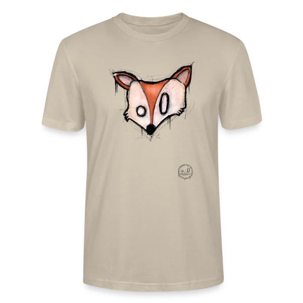 Maquette de T-shirt bio CRAFTER Stanley Stella Unisexe « Renard Stylisé K-nimals » à personnaliser