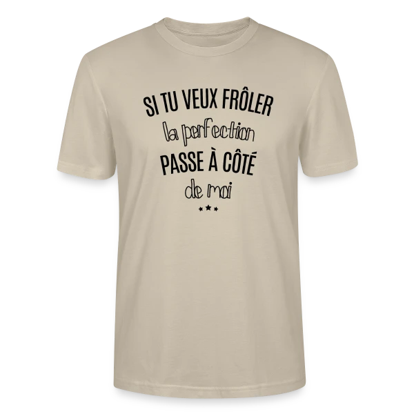 Maquette de T-shirt bio CRAFTER Stanley Stella Unisexe « Esprit Perfection » à personnaliser