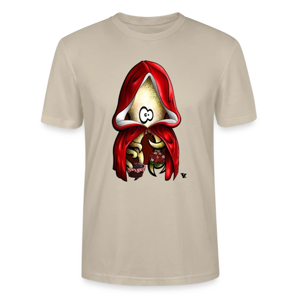 Maquette de T-shirt bio CRAFTER Stanley Stella Unisexe « Le Petit Chaperon Poulpe » à personnaliser