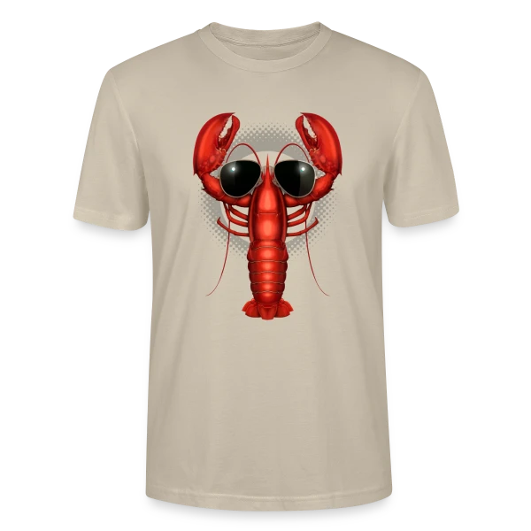 Maquette de T-shirt bio CRAFTER Stanley Stella Unisexe « Homard Stylé » à personnaliser