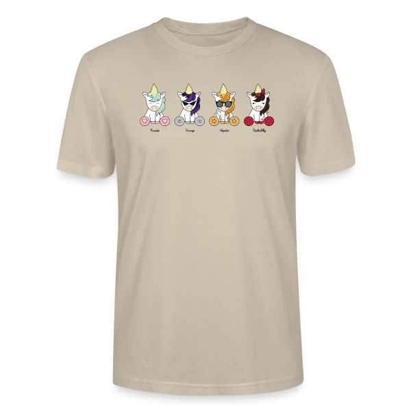 Maquette de T-shirt bio CRAFTER Stanley Stella Unisexe « Les Licornes Enchantées » à personnaliser