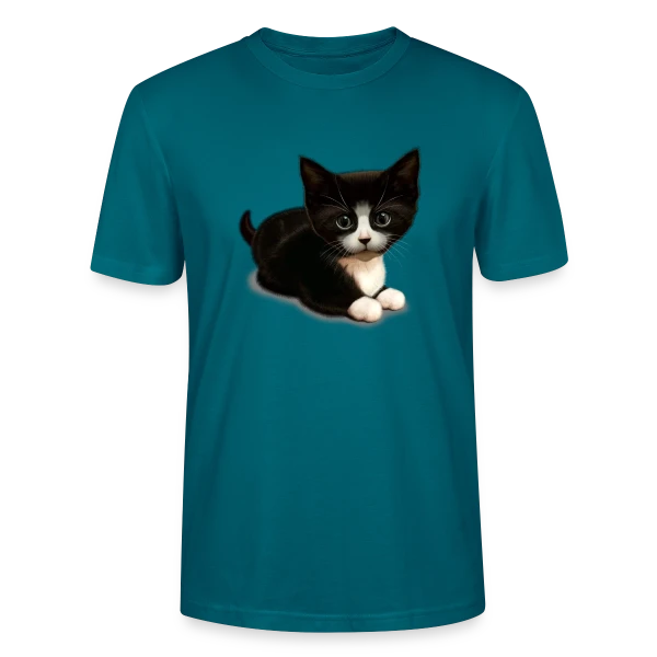Maquette de T-shirt bio CRAFTER Stanley Stella Unisexe « Chat Mignon : Personnalisable » à personnaliser