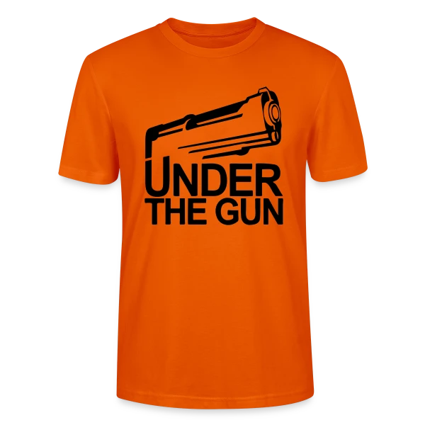 Maquette de T-shirt bio CRAFTER Stanley Stella Unisexe « Poker: Under the Gun - Le Choix du Joueur » à personnaliser
