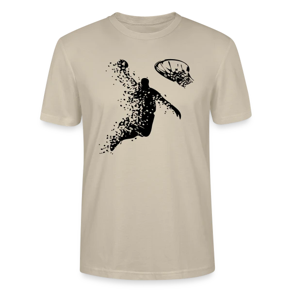 Maquette de T-shirt bio CRAFTER Stanley Stella Unisexe « Passion Basketball : Le Donqueo » à personnaliser
