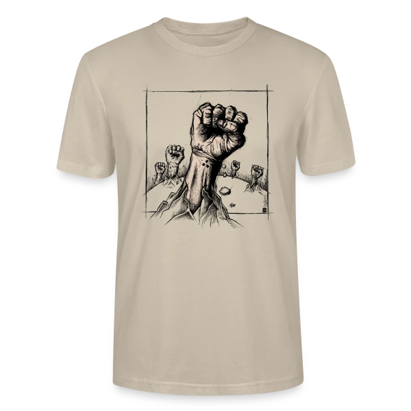 Maquette de T-shirt bio CRAFTER Stanley Stella Unisexe « Punk's Not Dead : Mort-Vivant Rebelle » à personnaliser
