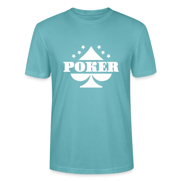 Maquette de T-shirt bio CRAFTER Stanley Stella Unisexe « Poker, J'adore ! » à personnaliser