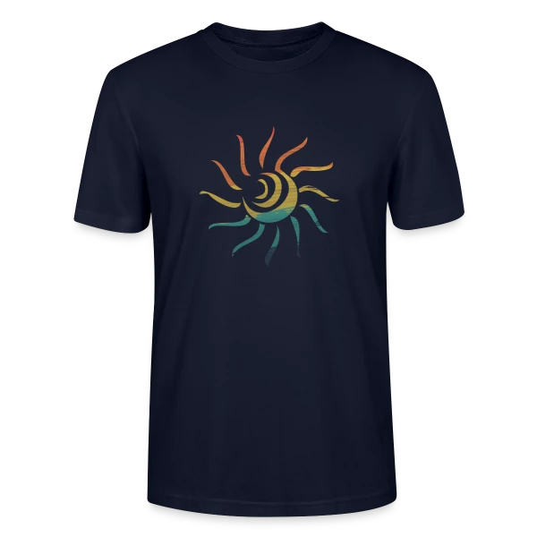 Maquette de T-shirt bio CRAFTER Stanley Stella Unisexe « Soleil d'Été Tropical » à personnaliser
