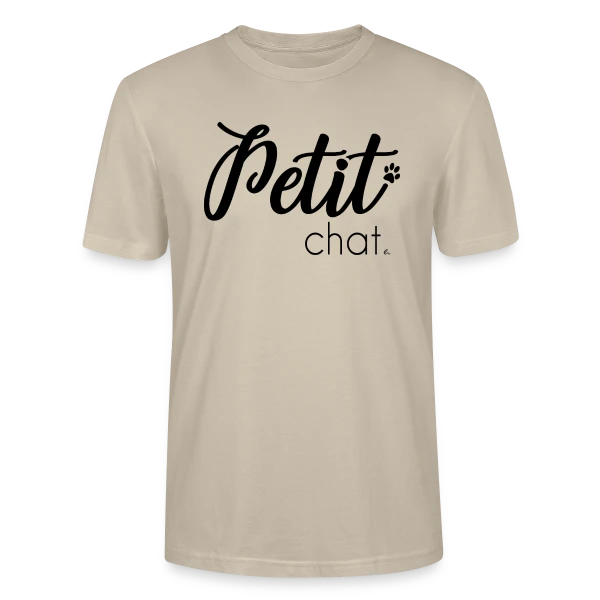 Maquette de T-shirt bio CRAFTER Stanley Stella Unisexe « Adorable Petit Chat » à personnaliser