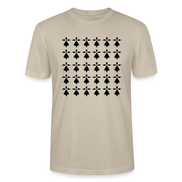 Maquette de T-shirt bio CRAFTER Stanley Stella Unisexe « Motif Hermines Bretonnes » à personnaliser