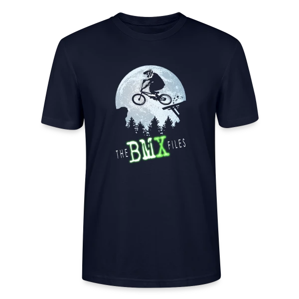 Maquette de T-shirt bio CRAFTER Stanley Stella Unisexe « Esprit BMX Rider » à personnaliser