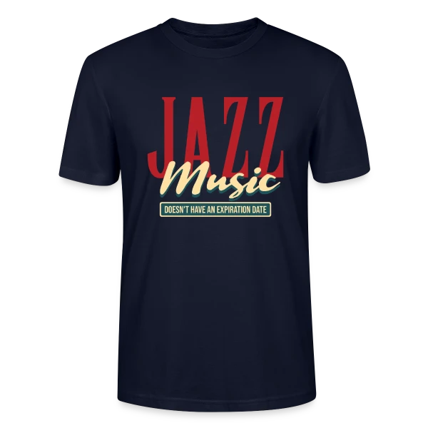 Maquette de T-shirt bio CRAFTER Stanley Stella Unisexe « Classique "Jazz" » à personnaliser