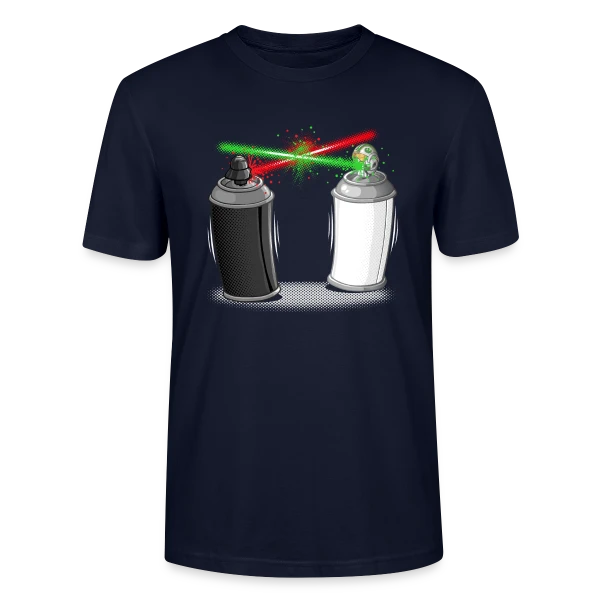 Maquette de T-shirt bio CRAFTER Stanley Stella Unisexe « Graffiti Urbain » à personnaliser