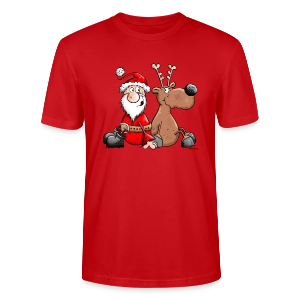 Maquette de T-shirt bio CRAFTER Stanley Stella Unisexe « Le Dream Team de Noël - Esprit Festif » à personnaliser